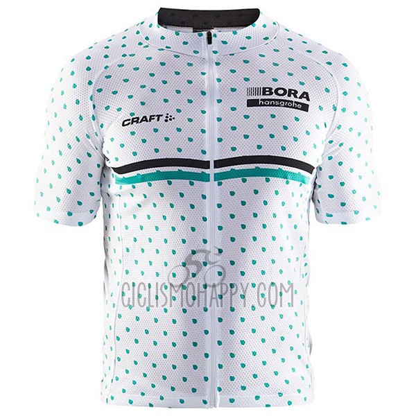 Bora Cycling Jersey Bib Short 2017 Short Sleeve White